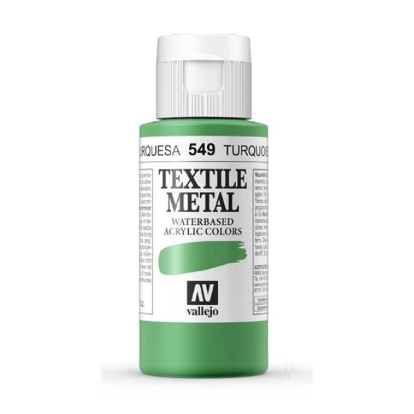 TEXTIL METAL 60ml.-TURQUESA