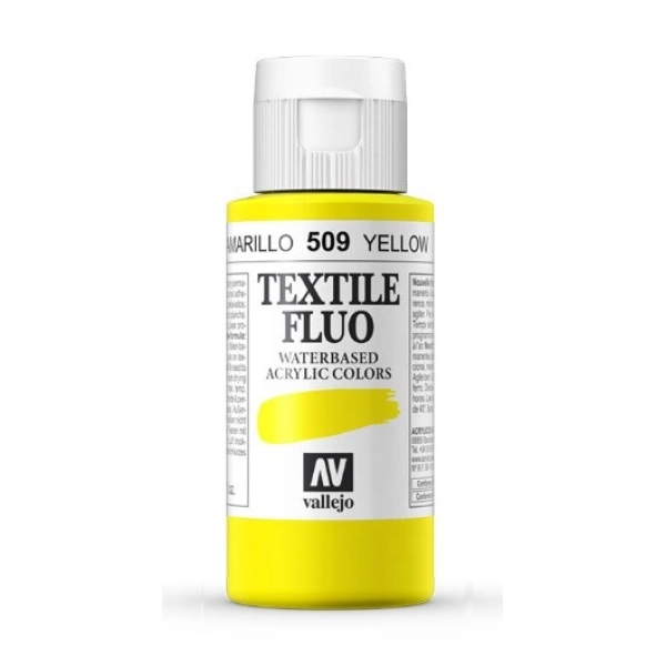 TEXTIL FLUOR 60ml.-AMARILLO
