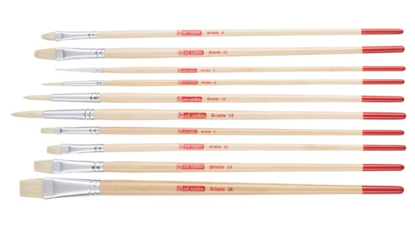 SET 10 PINCELES LARGOS CERDA