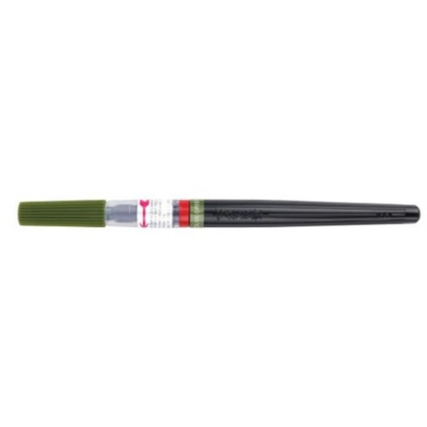 PENTEL XGFL PUNTA PINCEL-VERDE OLIVA