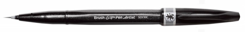 BRUSH PEN SIGN ARTIST-GRIS