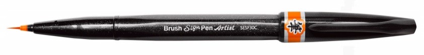 BRUSH PEN SIGN ARTIST-NARANJA