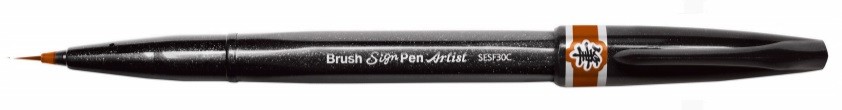 BRUSH PEN SIGN ARTIST-SEPIA