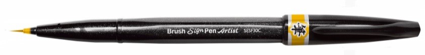 BRUSH PEN SIGN ARTIST-OCRE