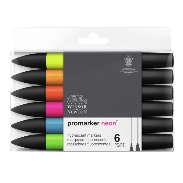 SET 6 ROTULADORES NEONMARKER