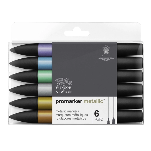 SET 6 ROTULADORES METALLICMARKER