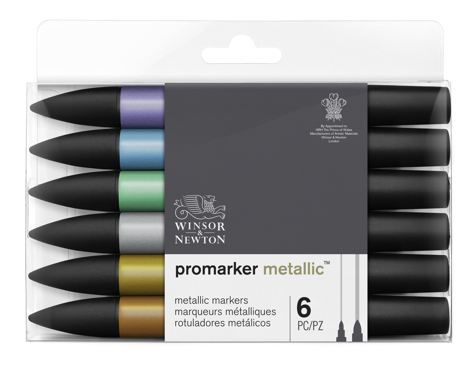 SET 6 ROTULADORES METALLICMARKER
