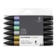 SET 6 ROTULADORES METALLICMARKER