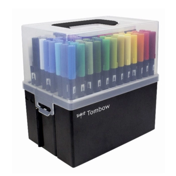 TOMBOW MALETÍN 108 ROTULADORES
