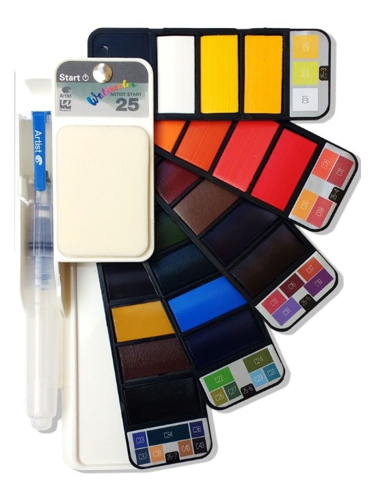 START 25 COLORES ESTUCHE ABANICO
