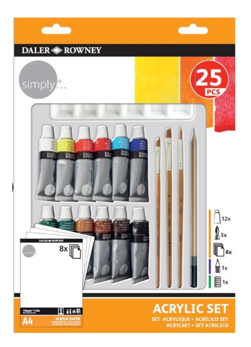 DALER&ROWNEY SET  25 PIEZAS