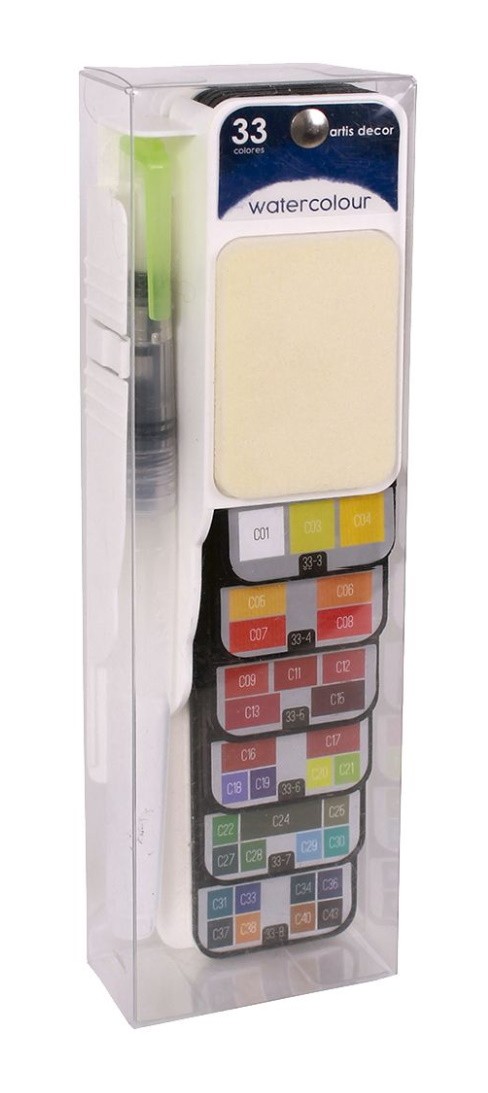 START 33 COLORES ESTUCHE ABANICO