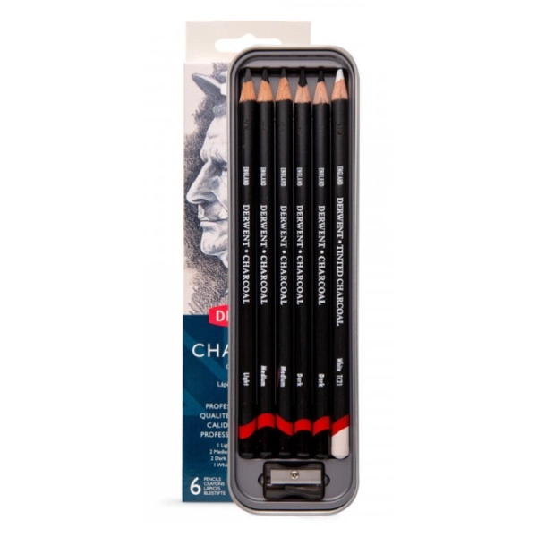 ESTUCHE LAPICES CARBON DERWENT