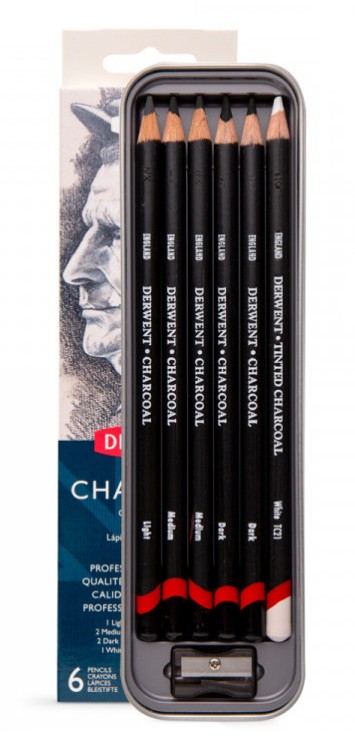 ESTUCHE LAPICES CARBON DERWENT