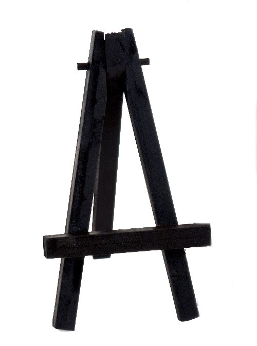 CABALLETE SOBREMESA NEGRO 12 cms.