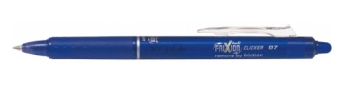 PILOT FRIXION CLIKER-AZUL
