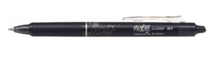 PILOT FRIXION CLIKER-NEGRO