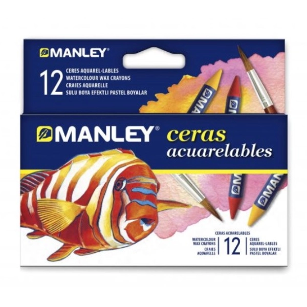 MANLEY ACUARELABLE 12 COLORES