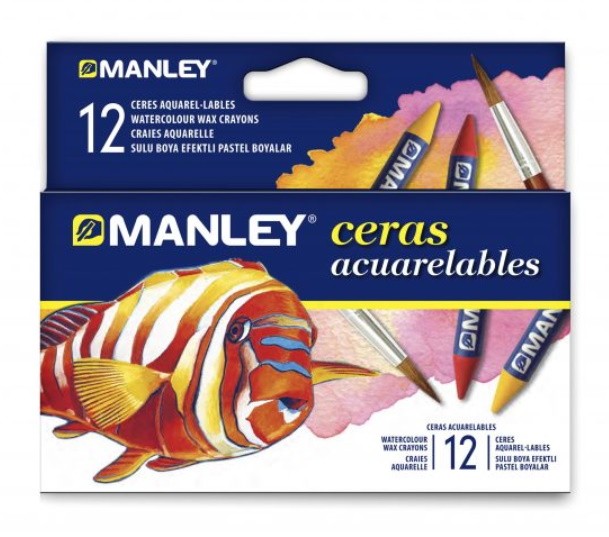 MANLEY ACUARELABLE 12 COLORES
