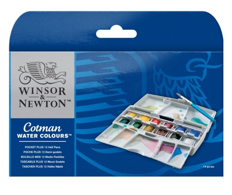 COTMAN W&N ESTUCHE 12 GODETS