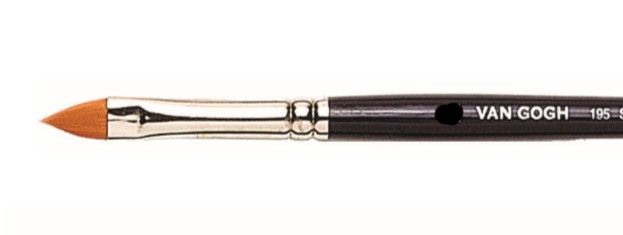 195 Nº12-PINCEL CORTO LENGUA TORAY