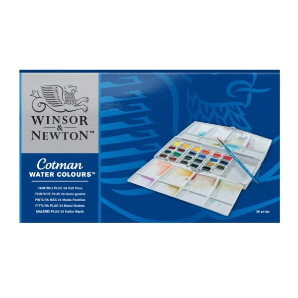 COTMAN W&N ESTUCHE 24 GODETS