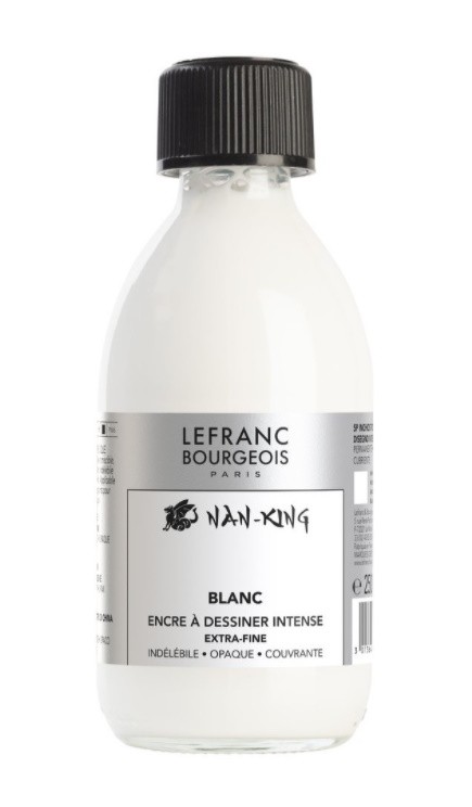 TINTA NANKING 250ml-BLANCO