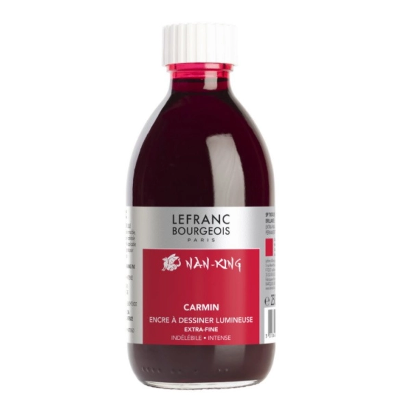 TINTA NANKING 250ml-CARMIN