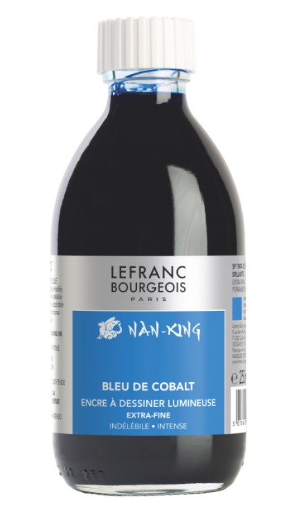 TINTA NANKING 250ml-AZUL COBALTO