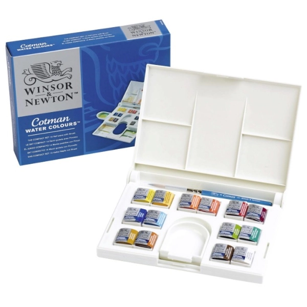 COTMAN W&N ESTUCHE  14 GODETS