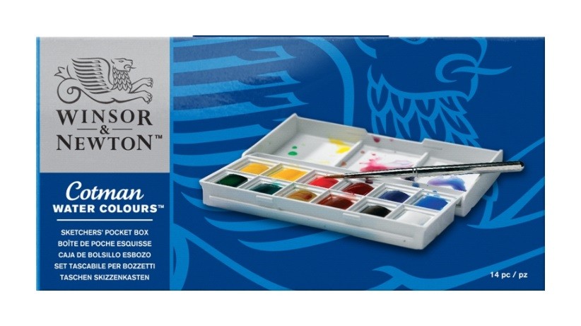 COTMAN W&N ESTUCHE 12 GODETS