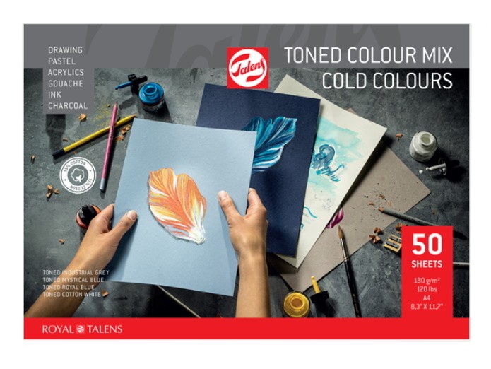 BLOC TALENS FRIOS 180gr. A4 50 HOJAS