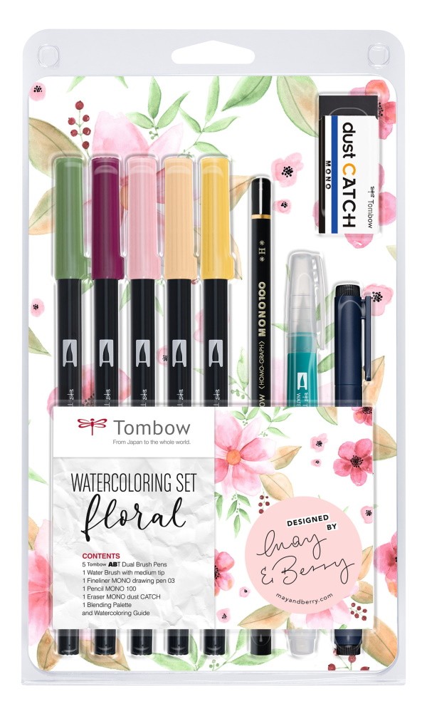 TOMBOW SET WATER FLORAL
