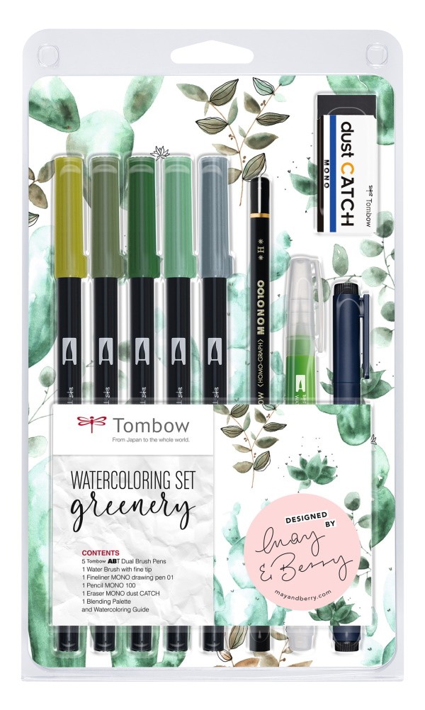 TOMBOW SET WATER GREENERY