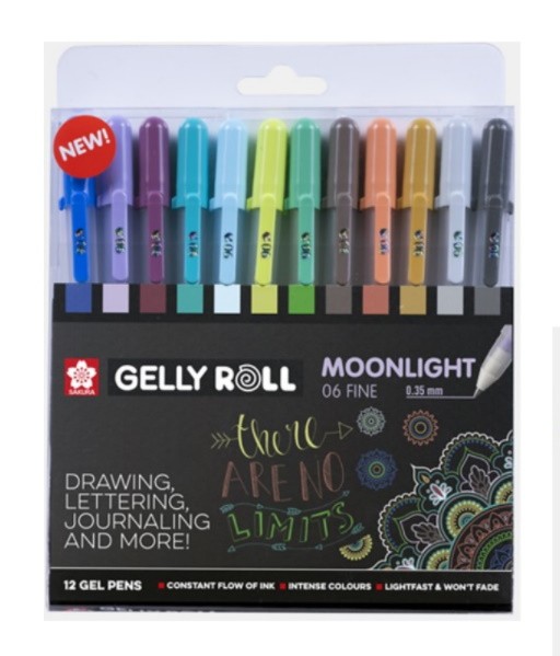 GELLY ROLL MOONLIGHT 12 COLORES