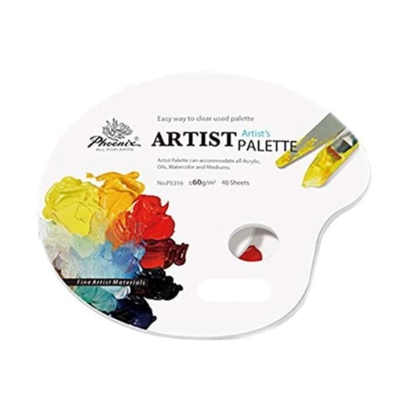 BLOC PALETA OVALADA 60gr 35x30 40 HOJAS