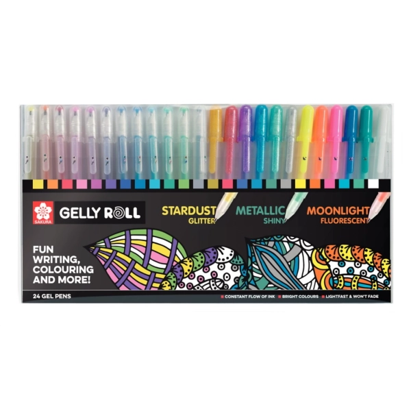 GELLY ROLL MIX 24 SURTIDOS