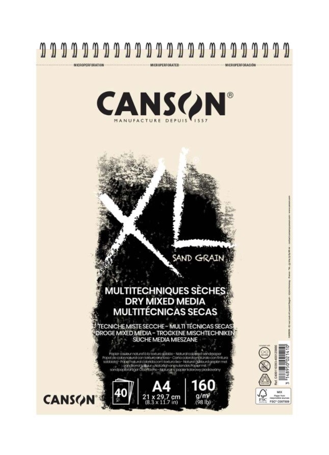 BLOC XL SAND BLANCO A4 160gr. 40 HOJAS
