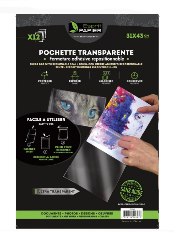 BOLSA CRISTAL 43x31 12 UNIDADES