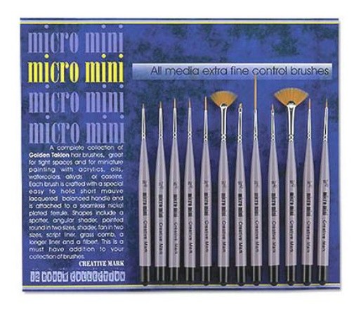 SET 12 PINCELES MINI TORAY