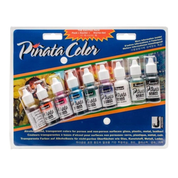 SET 9 TINTAS PIÑATA 15ml.