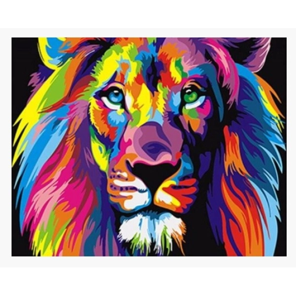 PINTAR POR NÚMEROS-LEÓN POP ART