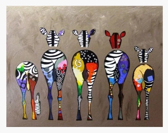PINTAR POR NUMEROS-CEBRAS