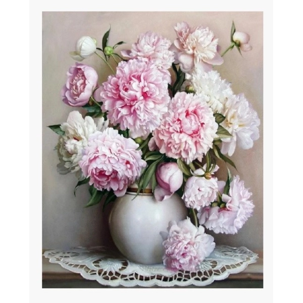 PINTAR POR NUMEROS-PEONIAS