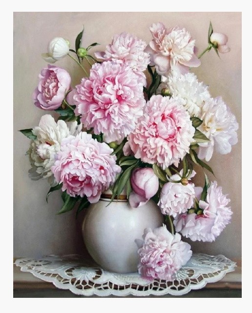 PINTAR POR NUMEROS-PEONIAS