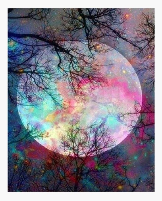PINTAR POR NUMEROS-LUNA
