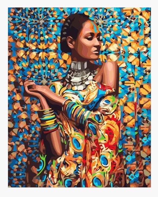 PINTAR POR NUMEROS-NIÑA INDIA