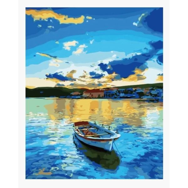 PINTAR POR NUMEROS-LAGO BARCA