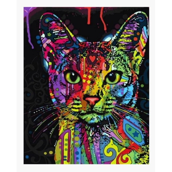 PINTAR POR NUMEROS-GATO