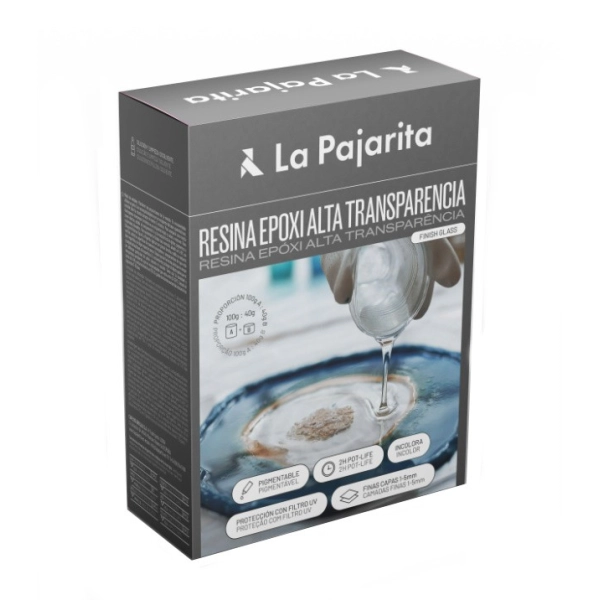 RESINA EPOXI 175ml ALTA TRANPARENCIA